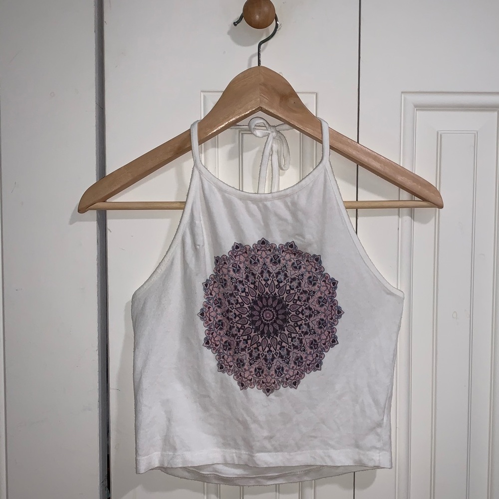 Brandy Melville Mandala Halter Top
